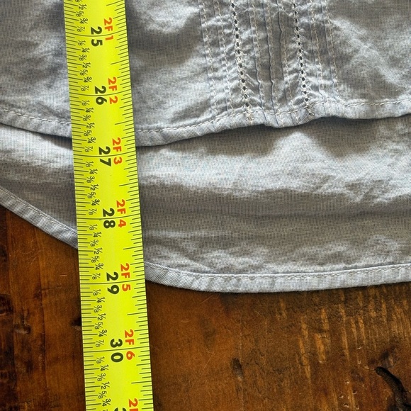 American Eagle Outfitters Button Down
Shirt Womens M Boyfriend Fit Blue - Picture 8 of 9